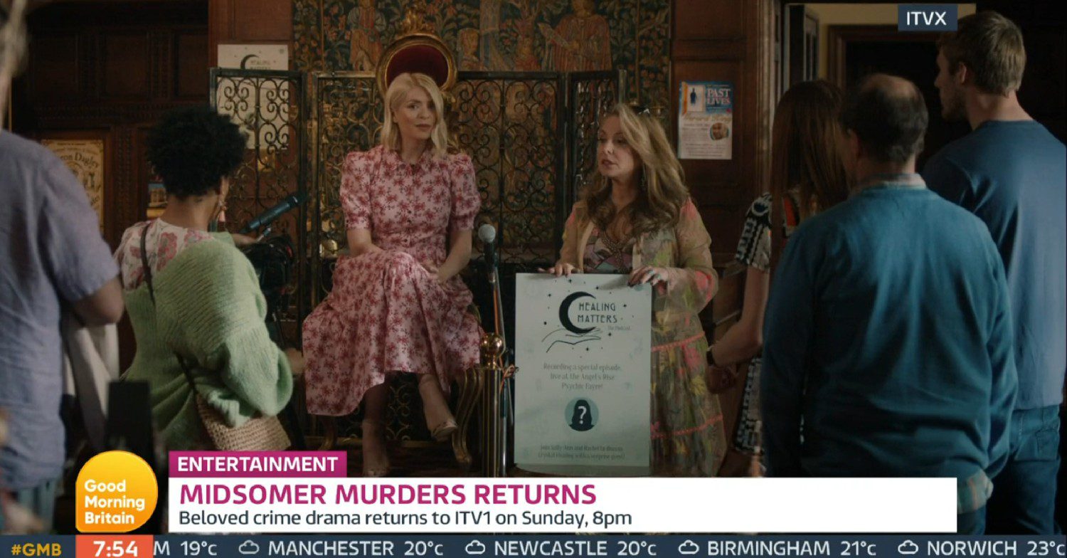 Holly Willoughby on Midsommer Murders 