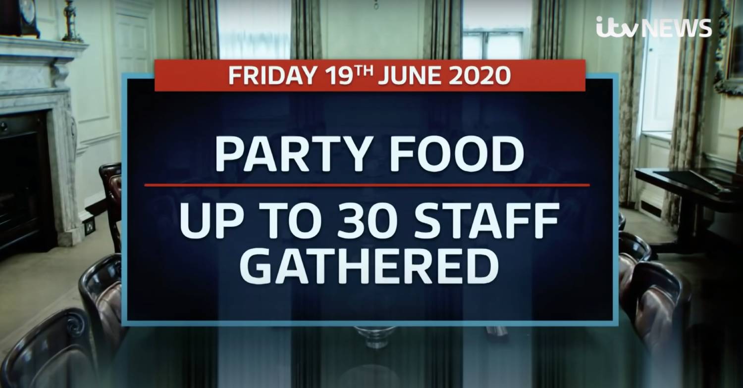 A new 'party' - allegedly a birthday bash for Boris Johnson - was reported about last night