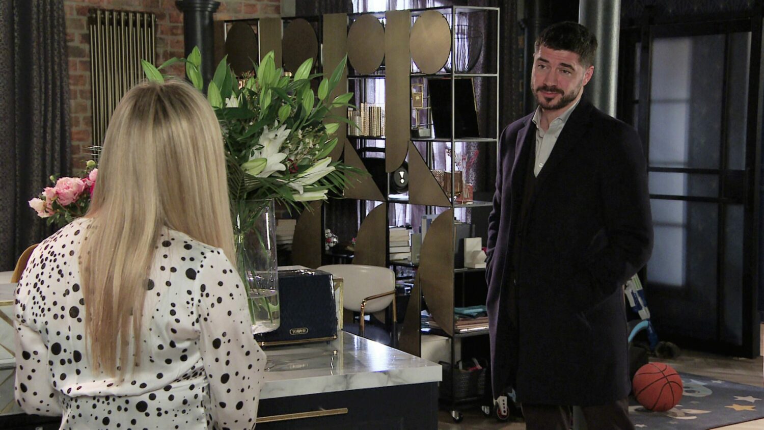 Coronation Street Wed 9 Feb Adam�s baffled when Sarah thanks him for the flowers