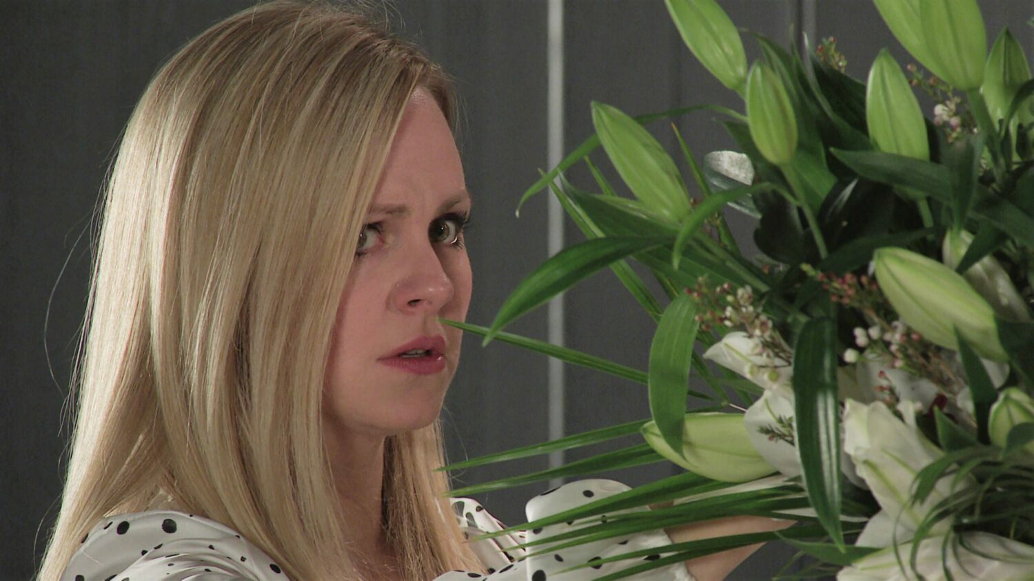 Coronation Street Wed 9 Feb Adam’s baffled when Sarah thanks him for the flowers