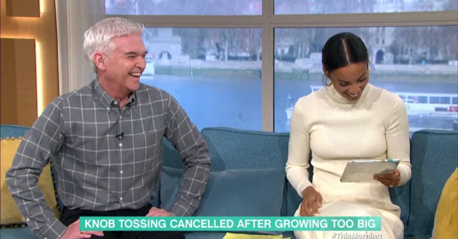 phillip schofield rochelle humes laughing this morning today