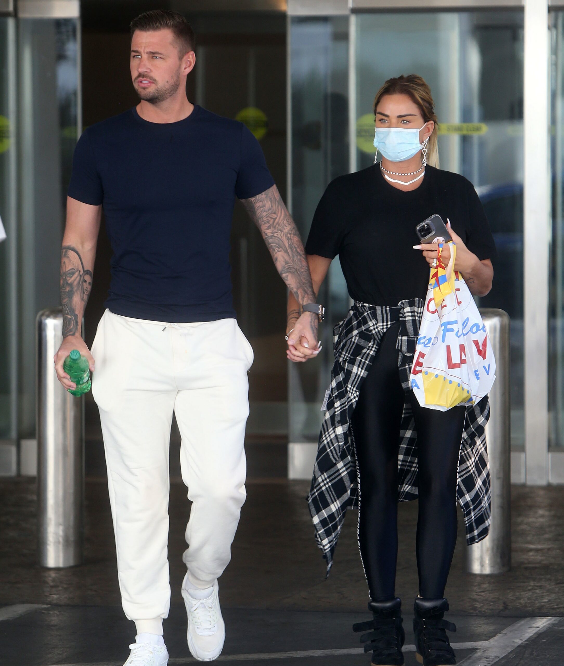 Carl Woods and Katie Price