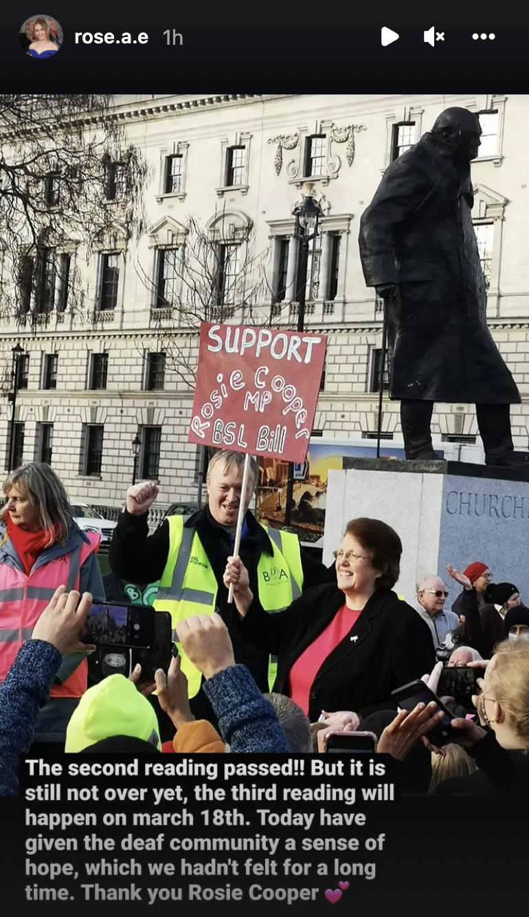 strictly star Rose Ayling-ellis on instagram