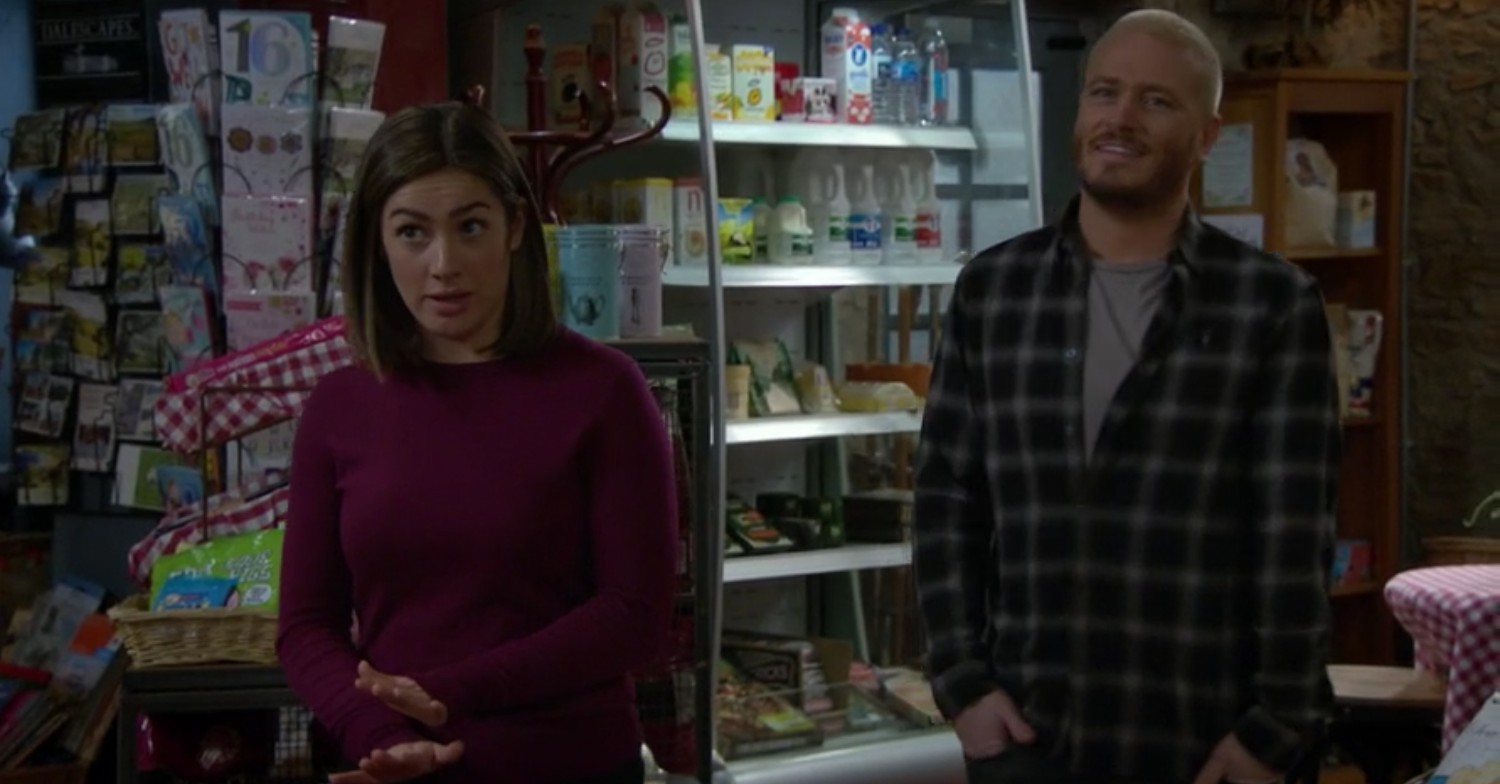 David and Victoria returned to Emmerdale village last night (Credit: ITV)