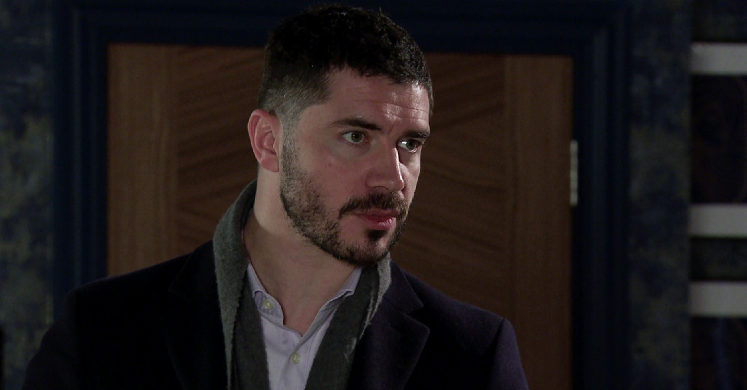 Adam Barlow makes a fatal mistake in his marriage to Sarah in Coronation Street (Credit: ITV)