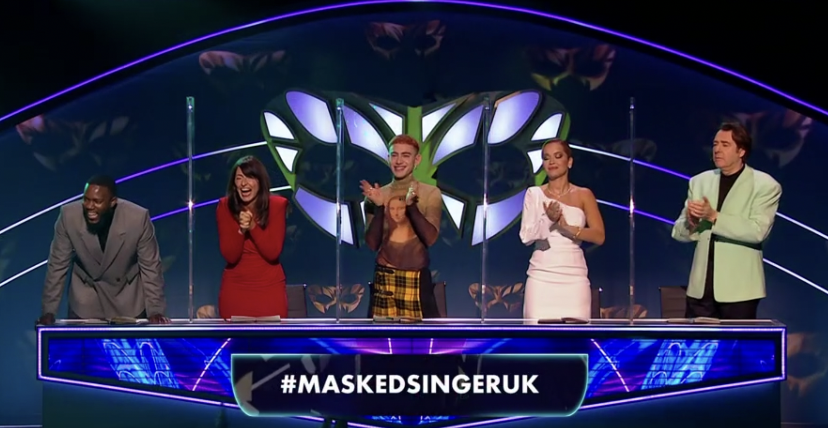 The Masked Singer saw Olly take centre stage as the guest judge. (Credit: ITV)