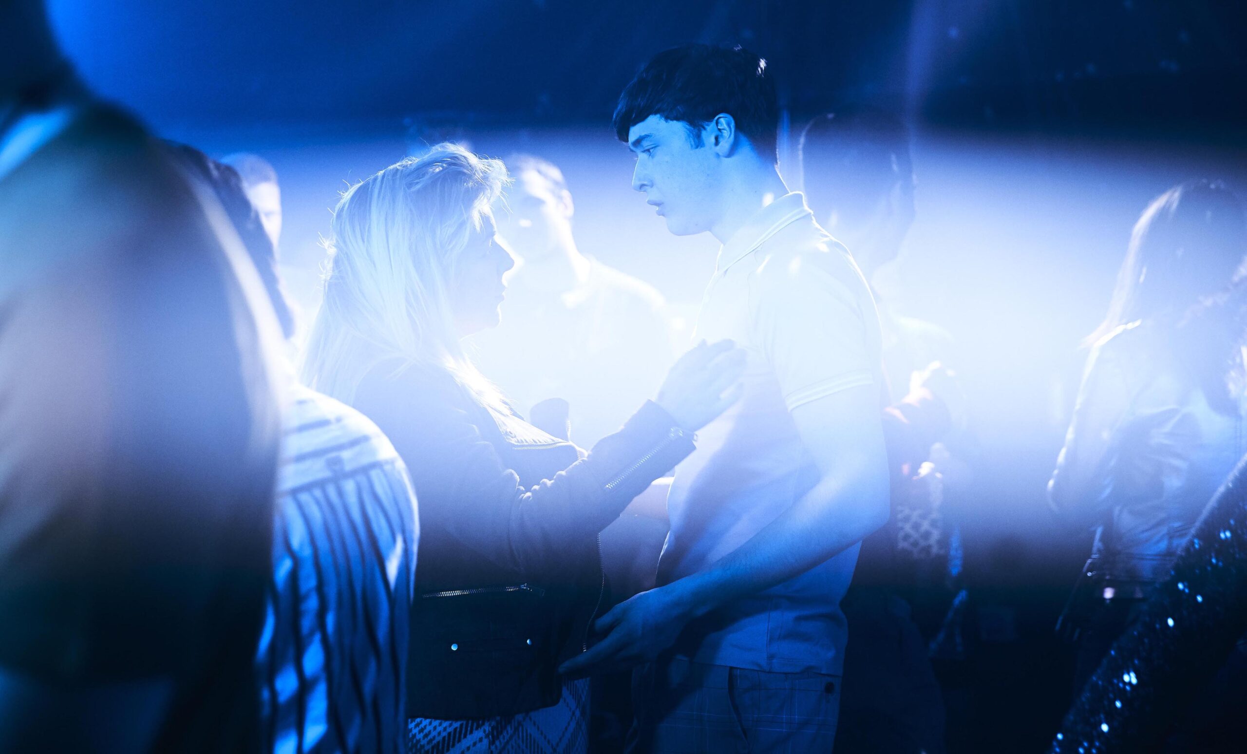 Jenna and Kyle on a dancefloor