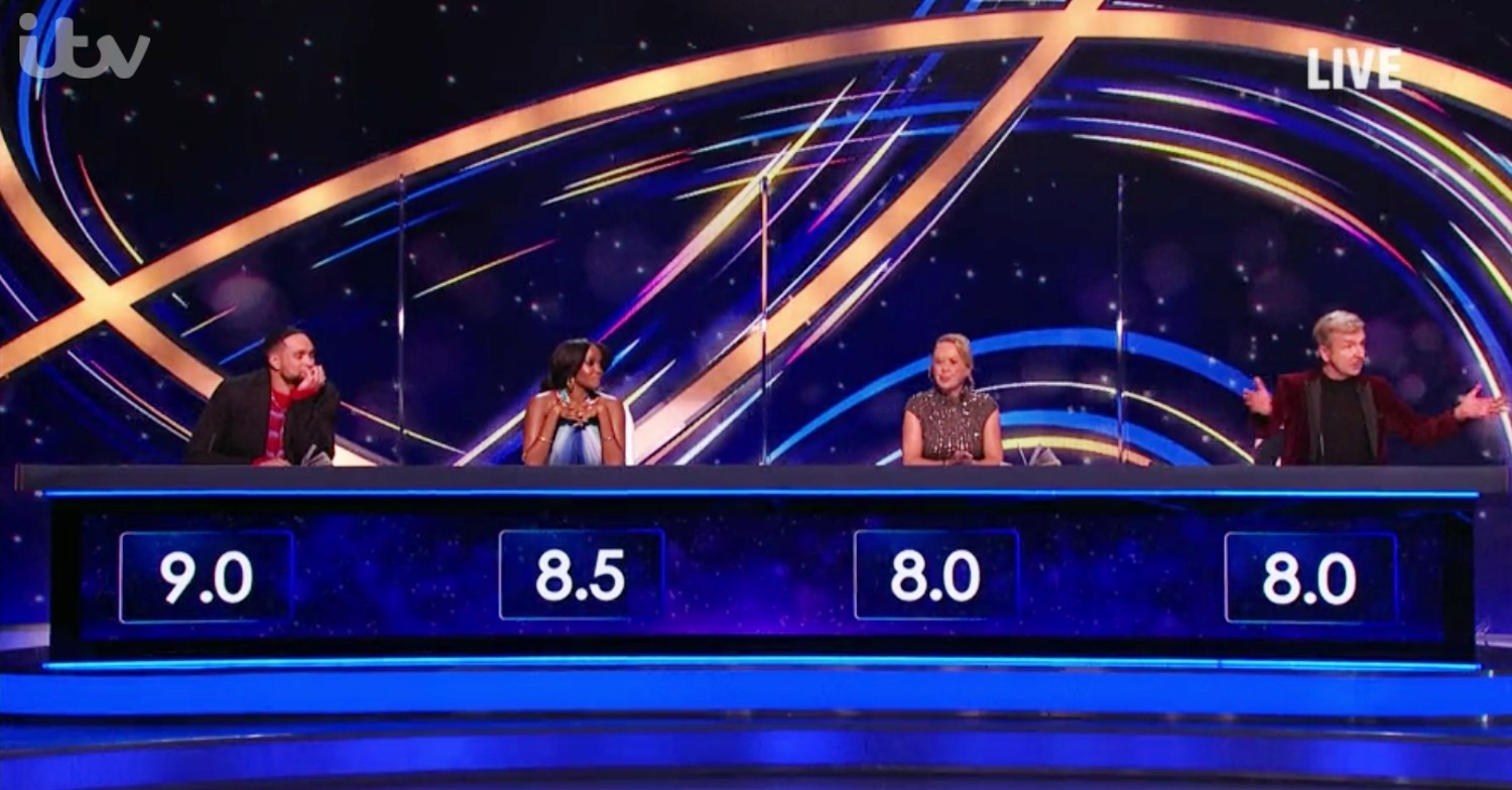 Dancing On Ice judges judging Brendan Cole