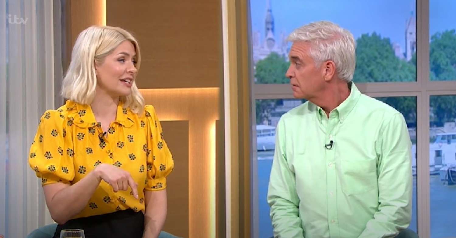 Phillip Schofield and Holly Willoughby on This Morning