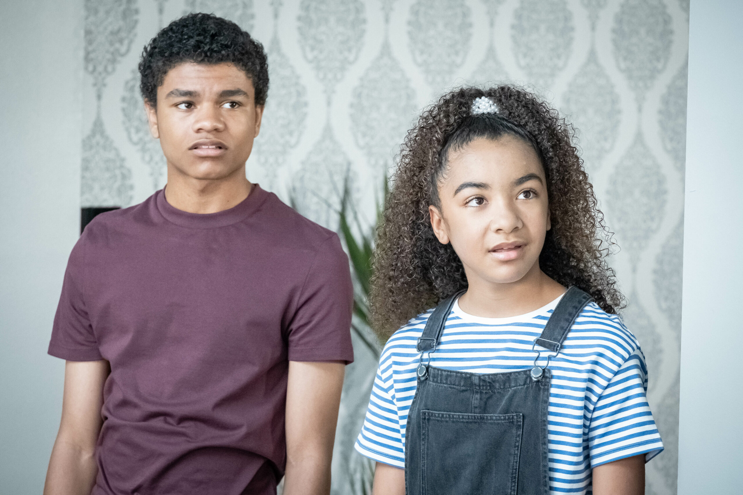 Jenn's kids Conor and Maddie in The Bay