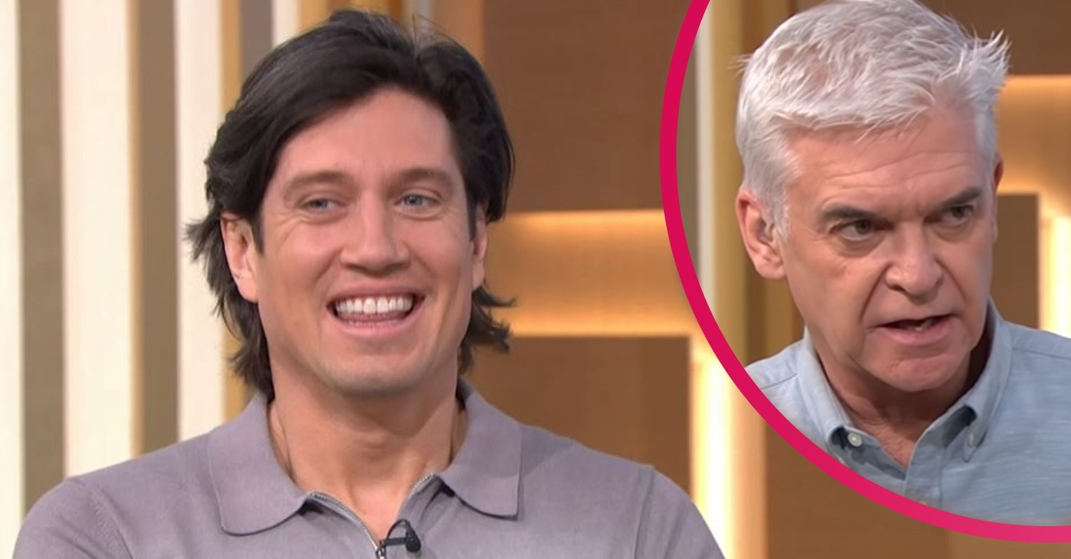 Vernon Kay replaces Phillip Schofield on This Morning today