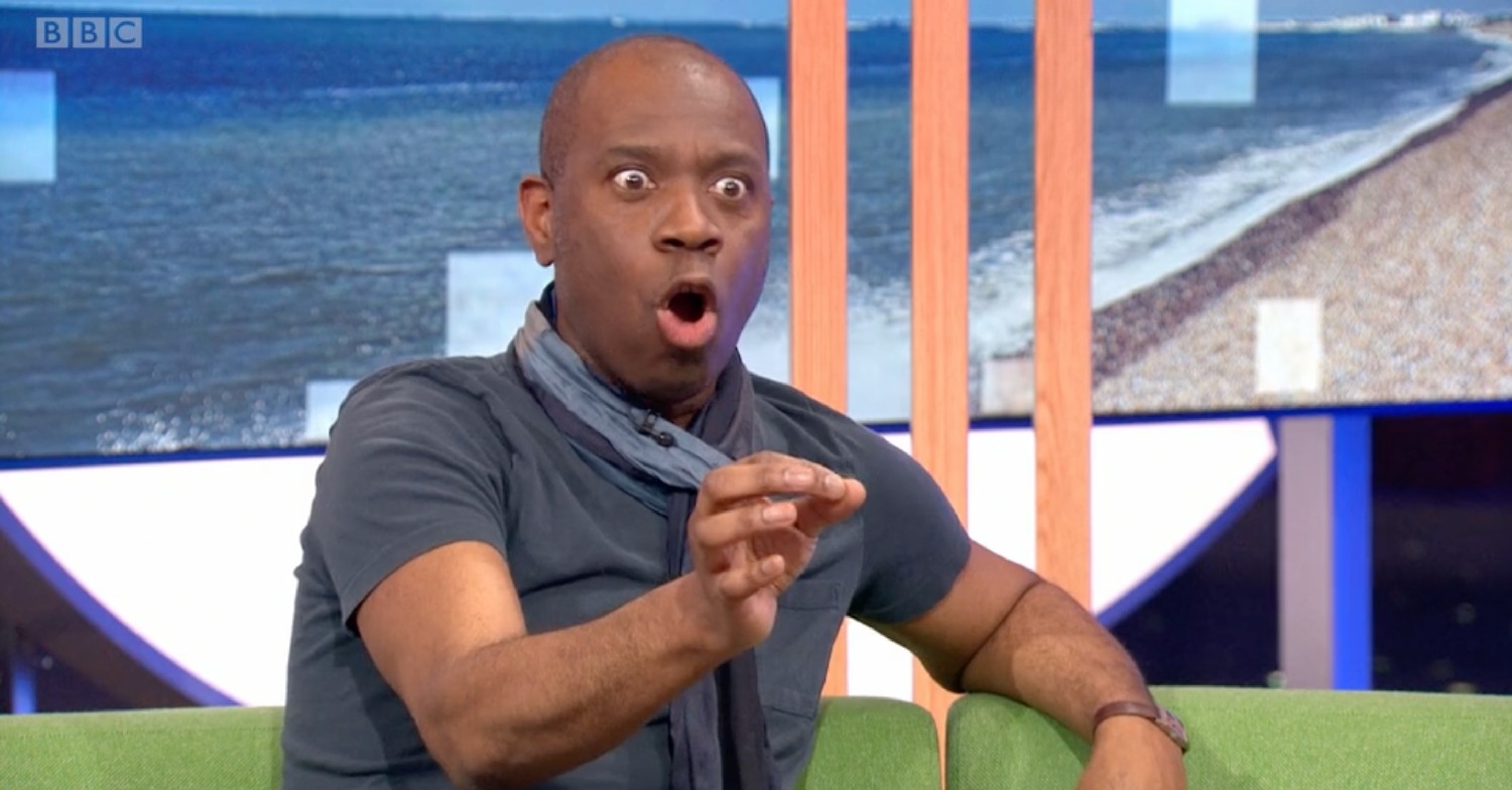 clive myrie on the one show