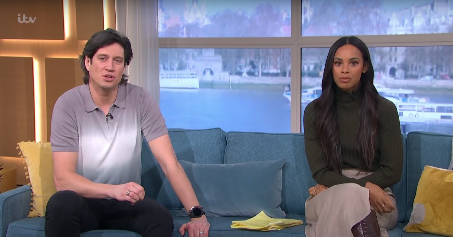 rochelle humes and vernon kay will be replaced by Holly Willoughby and Josie Gibson on this morning tomorrow
