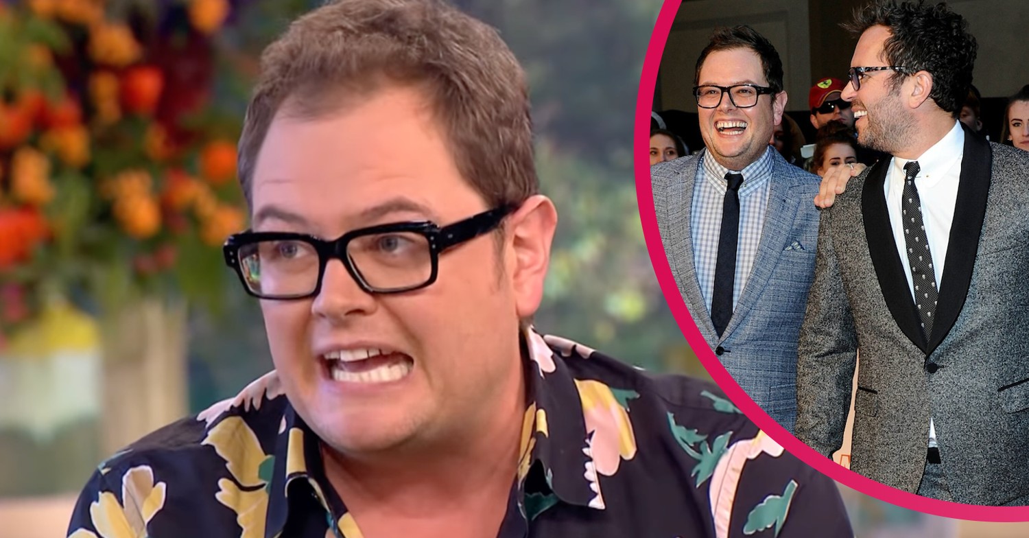 Alan Carr and husband Paul Drayton