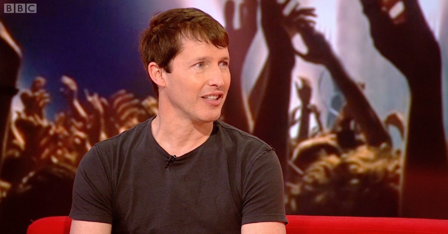 BBC Breakfast presenters interviewing James Blunt