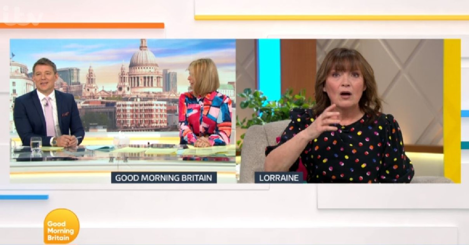Lorraine Kelly and Kate Garraway today