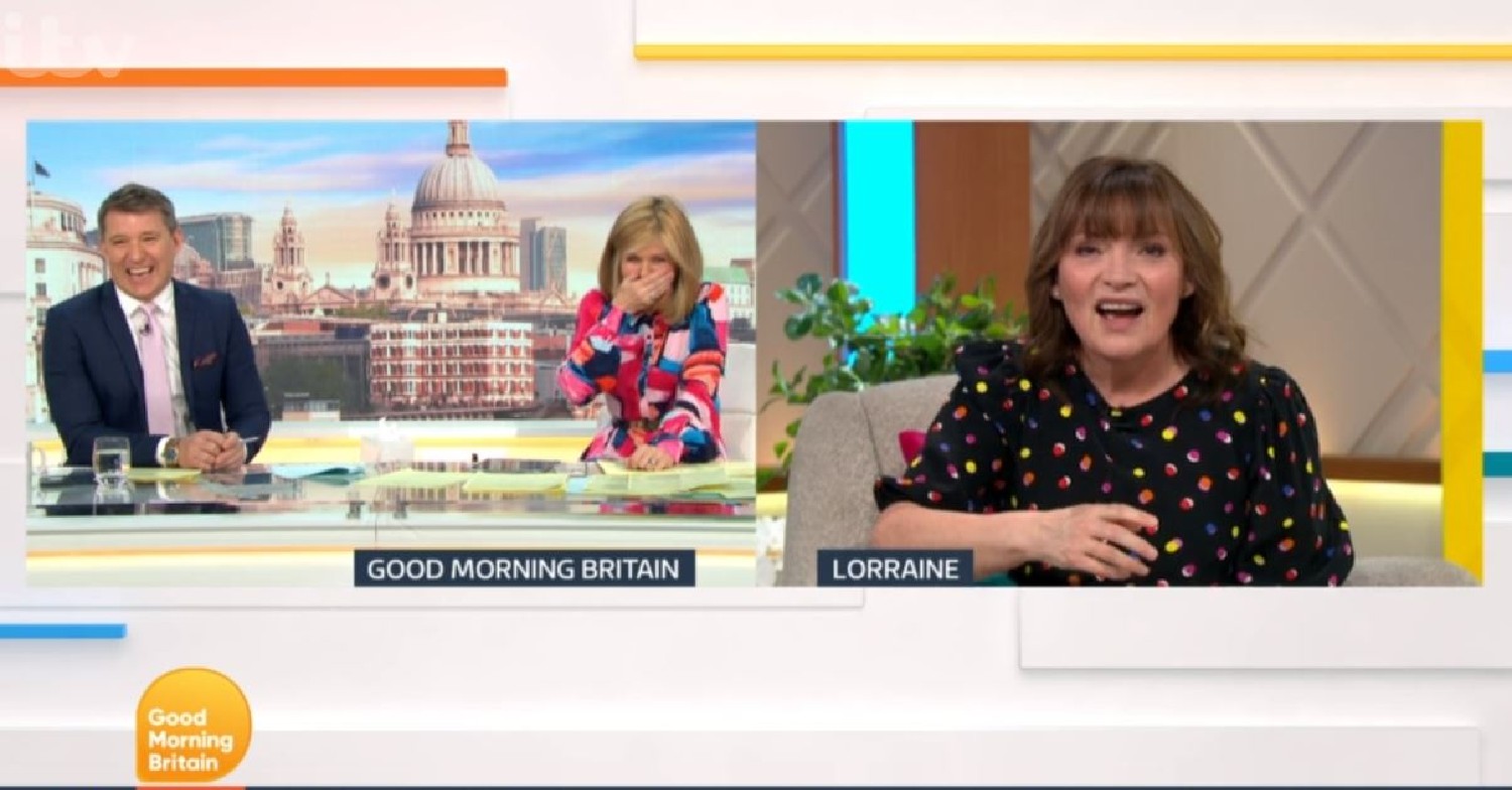 Lorraine Kelly and Kate Garraway today