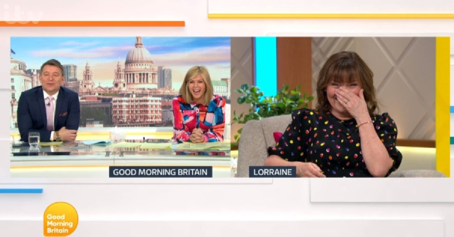 Lorraine Kelly and Kate Garraway today