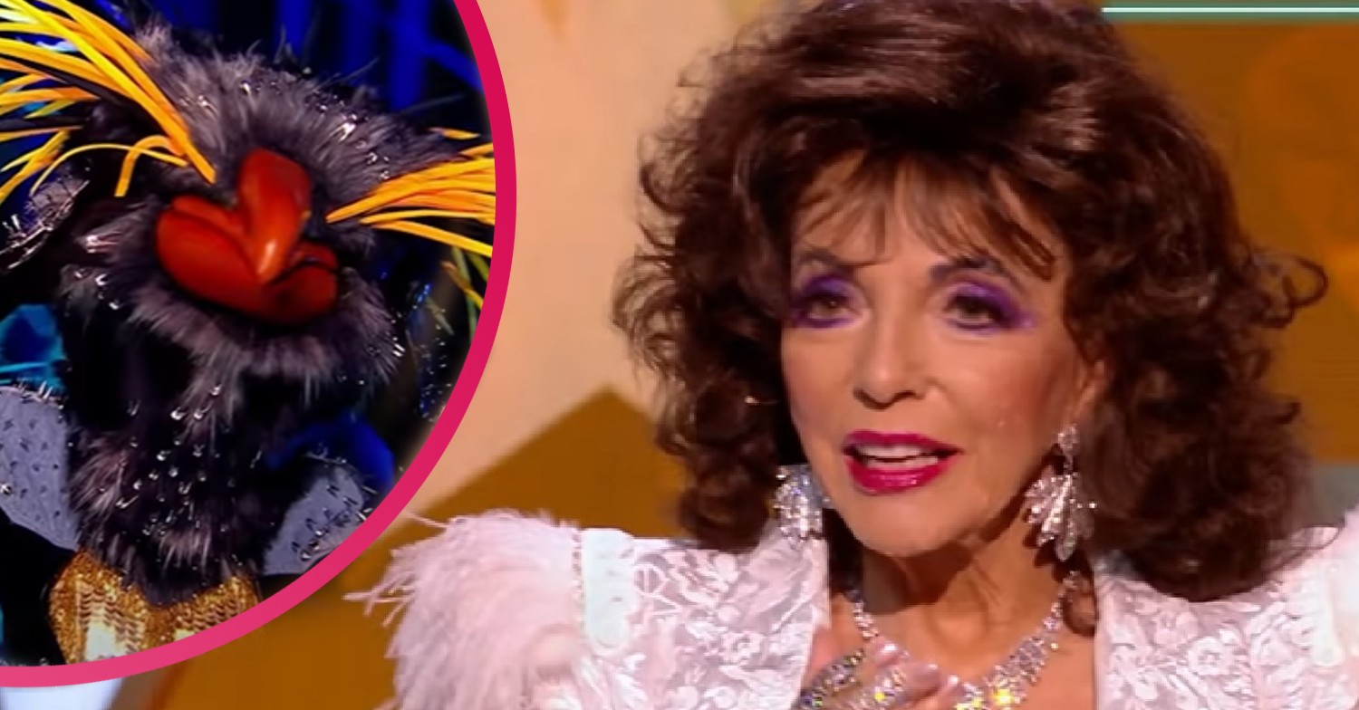 Joan Collins on The Masked Singer