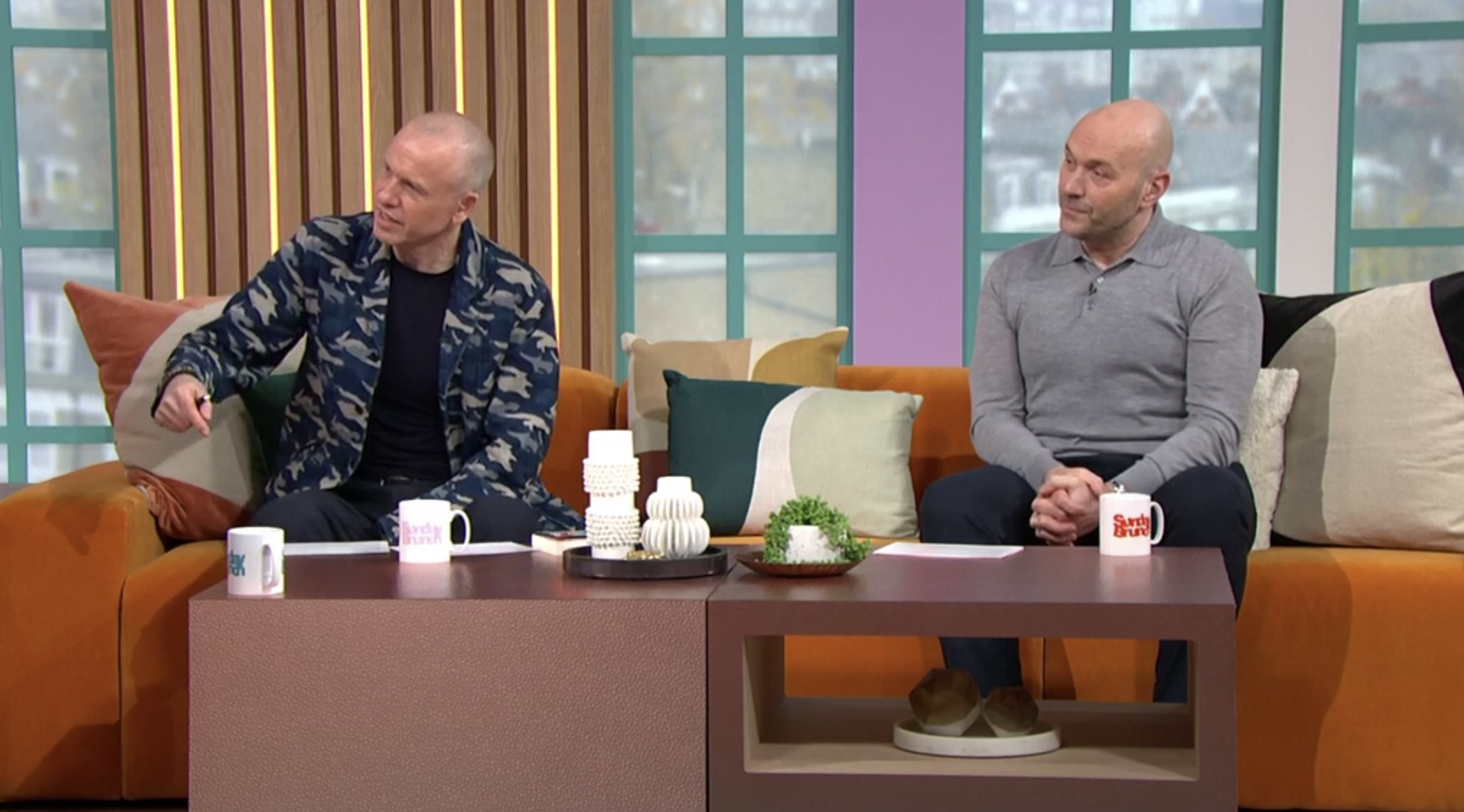 Tim Lovejoy and Simon Rimmer on Sunday Brunch