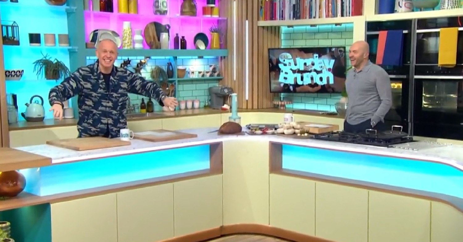 Tim Lovejoy and Simon Rimmer on Sunday Brunch