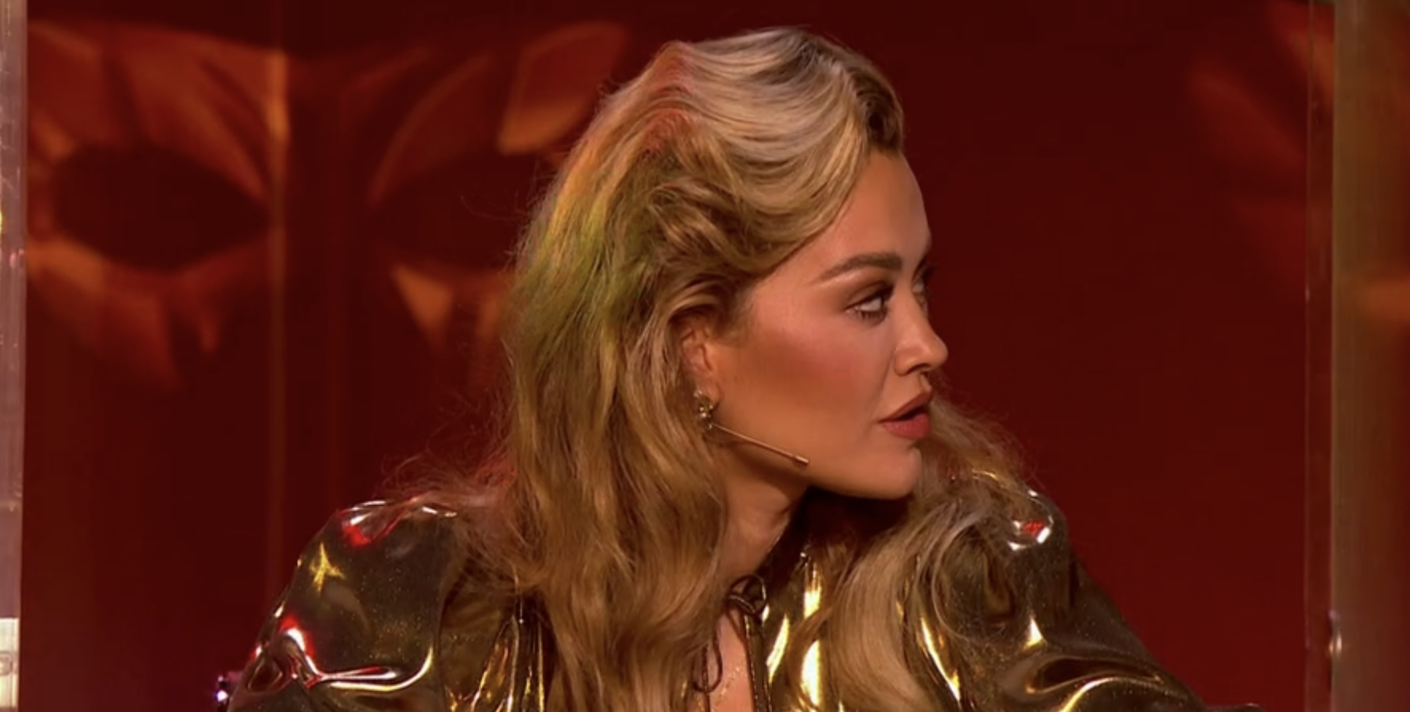 Rita Ora's hair has split The Masked Singer viewers (Credit: ITV)