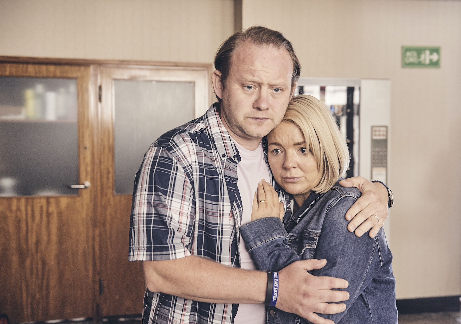 No Return actor Michael Jibson with on-screen wife Sheridan Smith