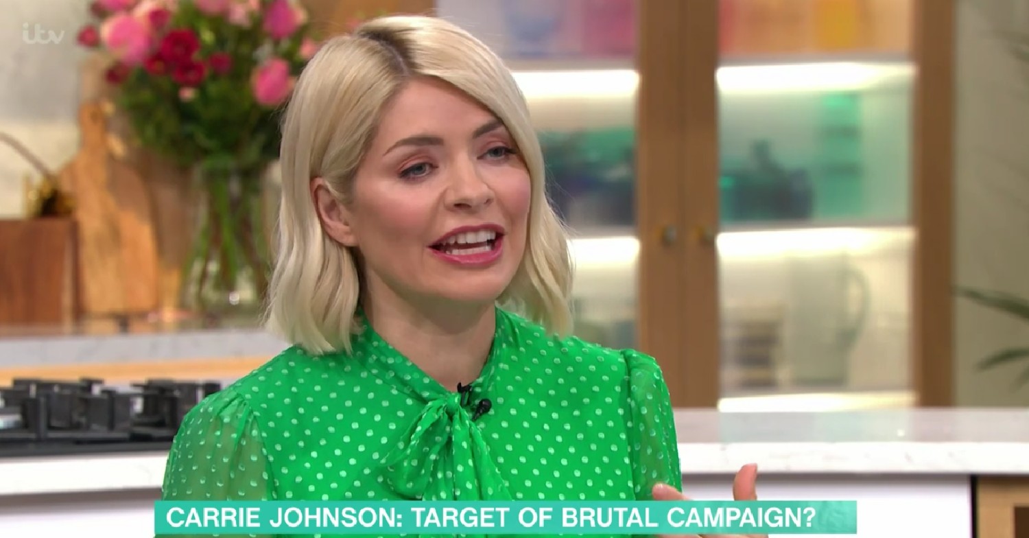 Holly Willoughby on This Morning