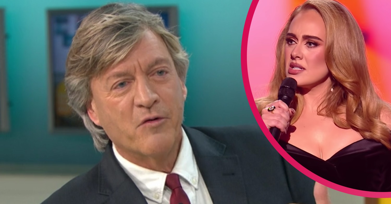 Good Morning Britain today; Richard Madeley and Adele