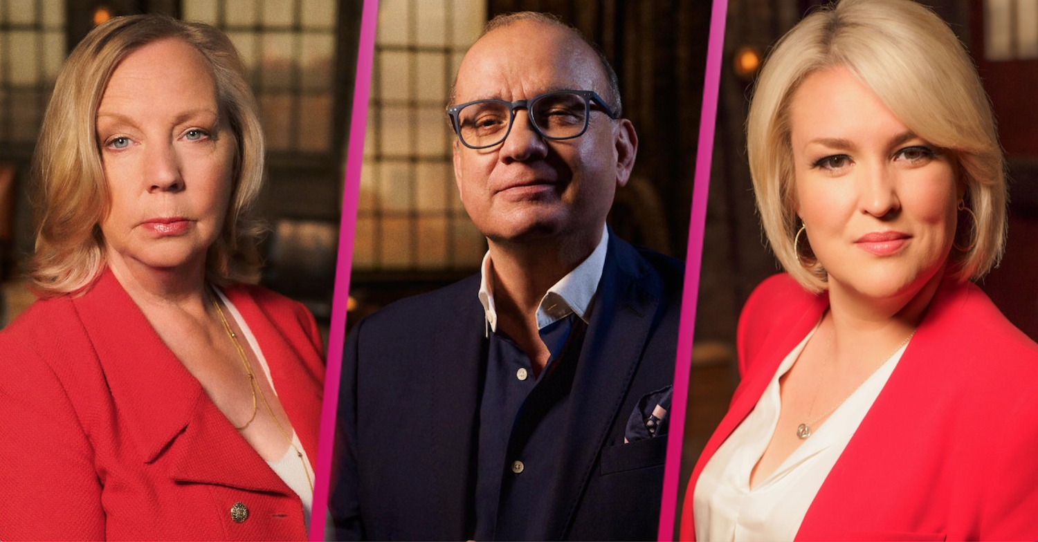 The Dragon from Dragons' Den in all their glory