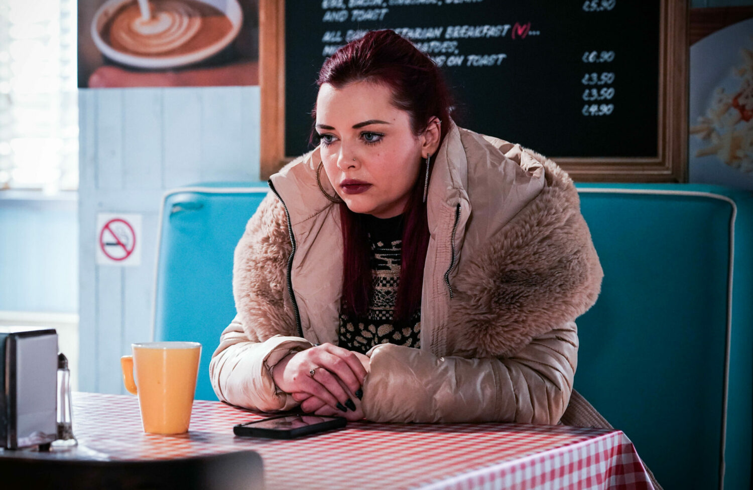 EastEnders Tue Feb 22 Whitney anxiously waits for Kheerat to call her