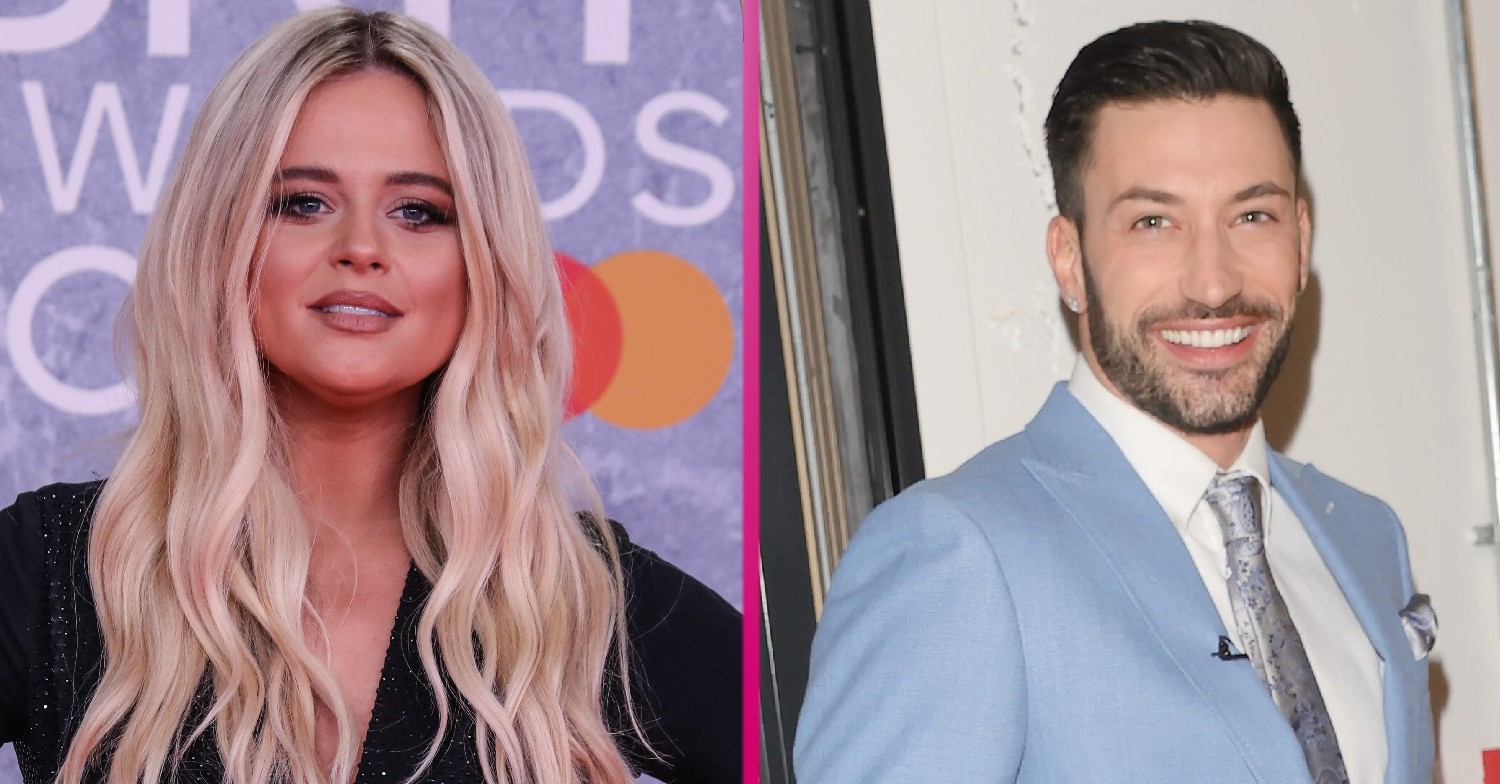 giovanni pernice and emily atack snog at brits