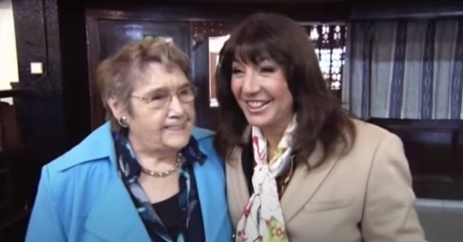 Jane McDonald with her beloved mum Jean, appearing in a Loose Women segment together