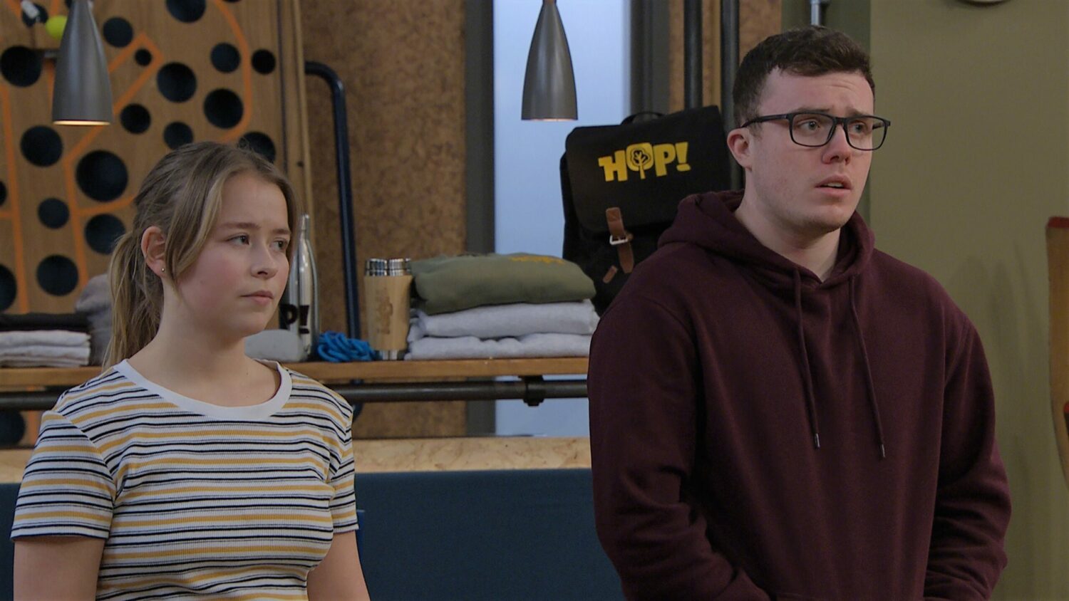 Emmerdale Liv and Vinny don't know how to get out of the hole they've dug with Chas and Mandy