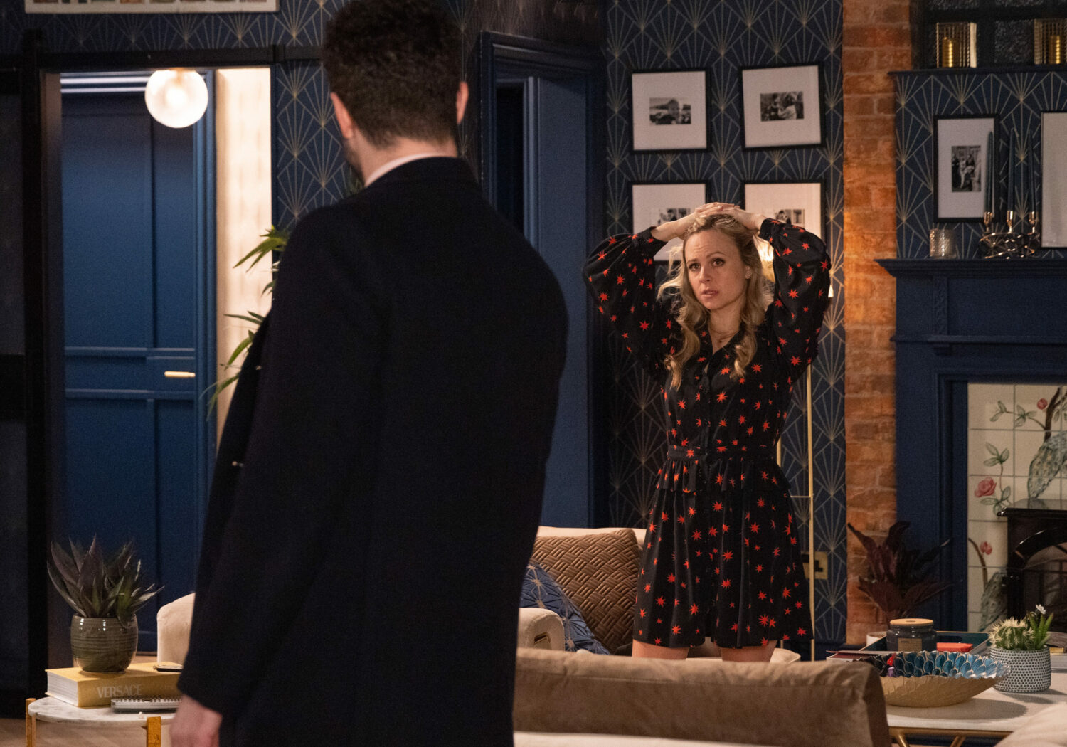 Coronation Street Wed 23 Feb Lydia lies to Sarah she and Adam are having an affair, Adam arrives and insists it's not true