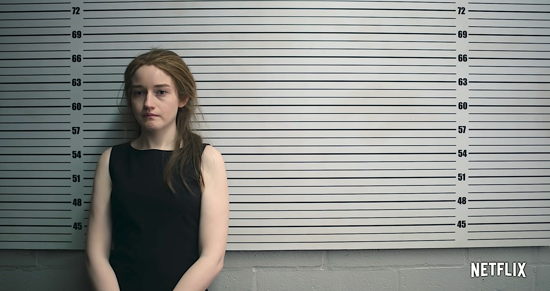 Anna Sorokin in custody in Inventing Anna on Netflix