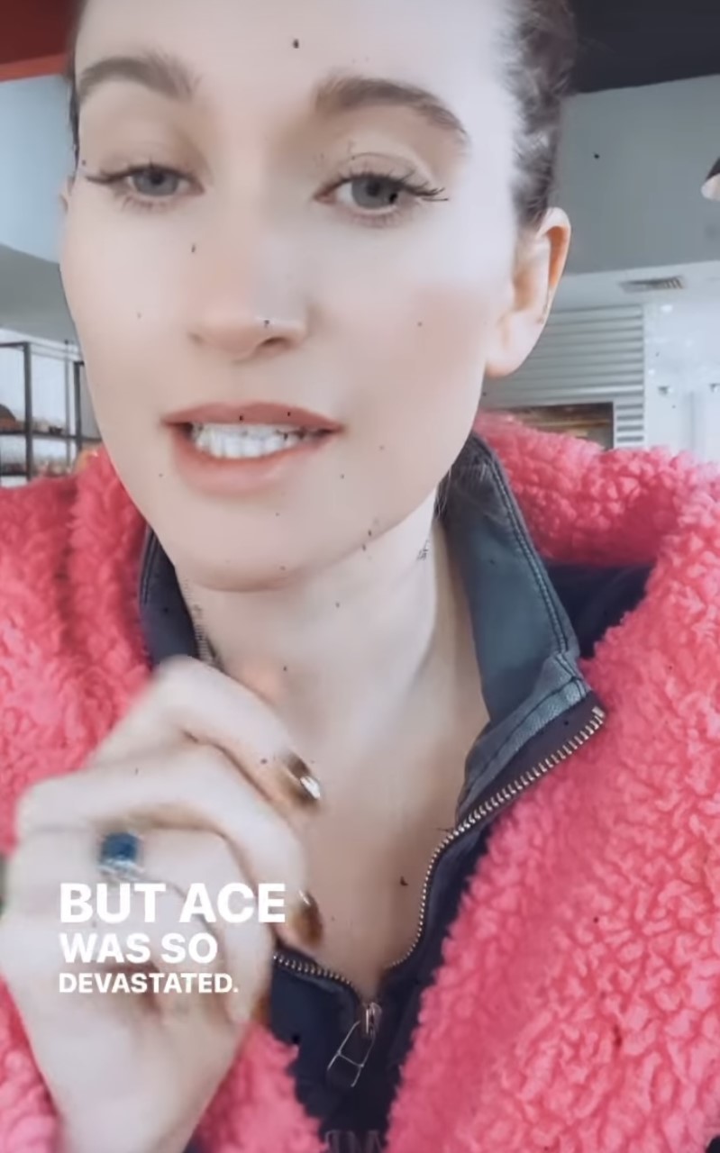 Charley Webb speaking about her son Ace