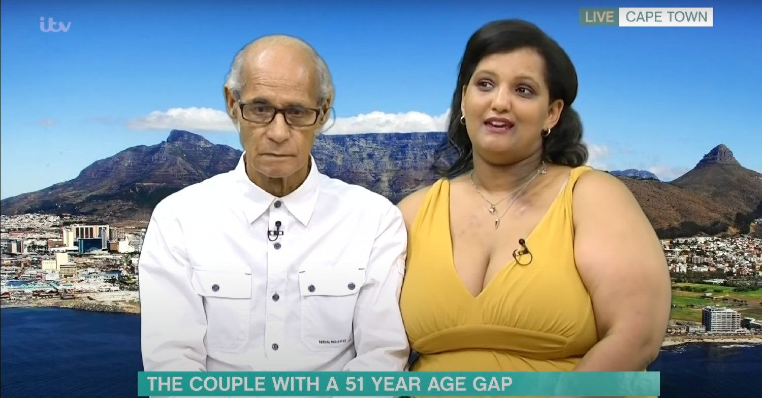 this morning today couple with 51-year age gap