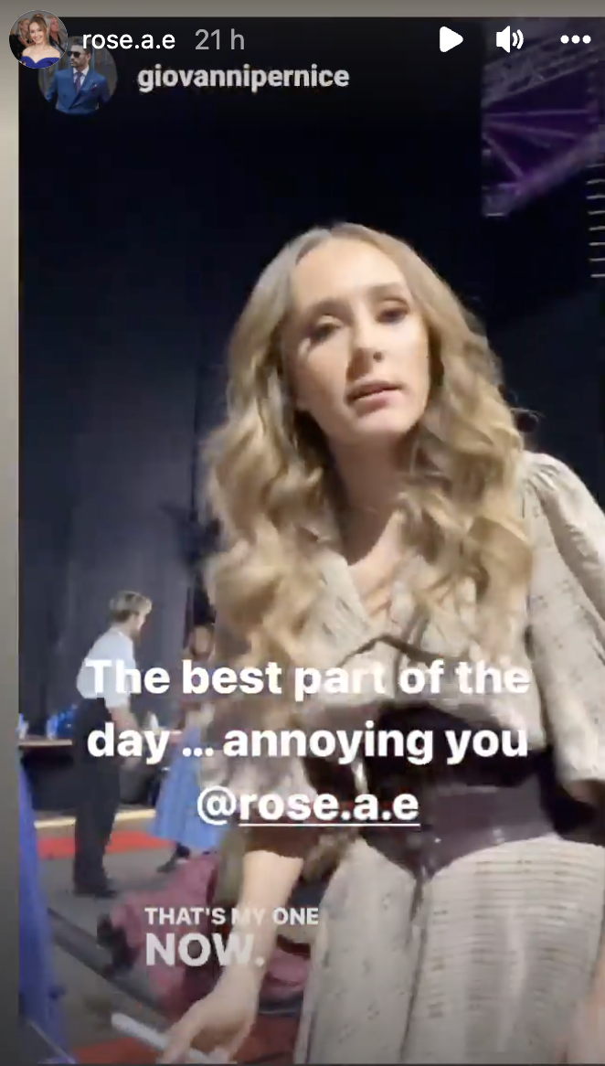 Rose Ayling-Ellis and Giovanni Pernice on the Strictly tour