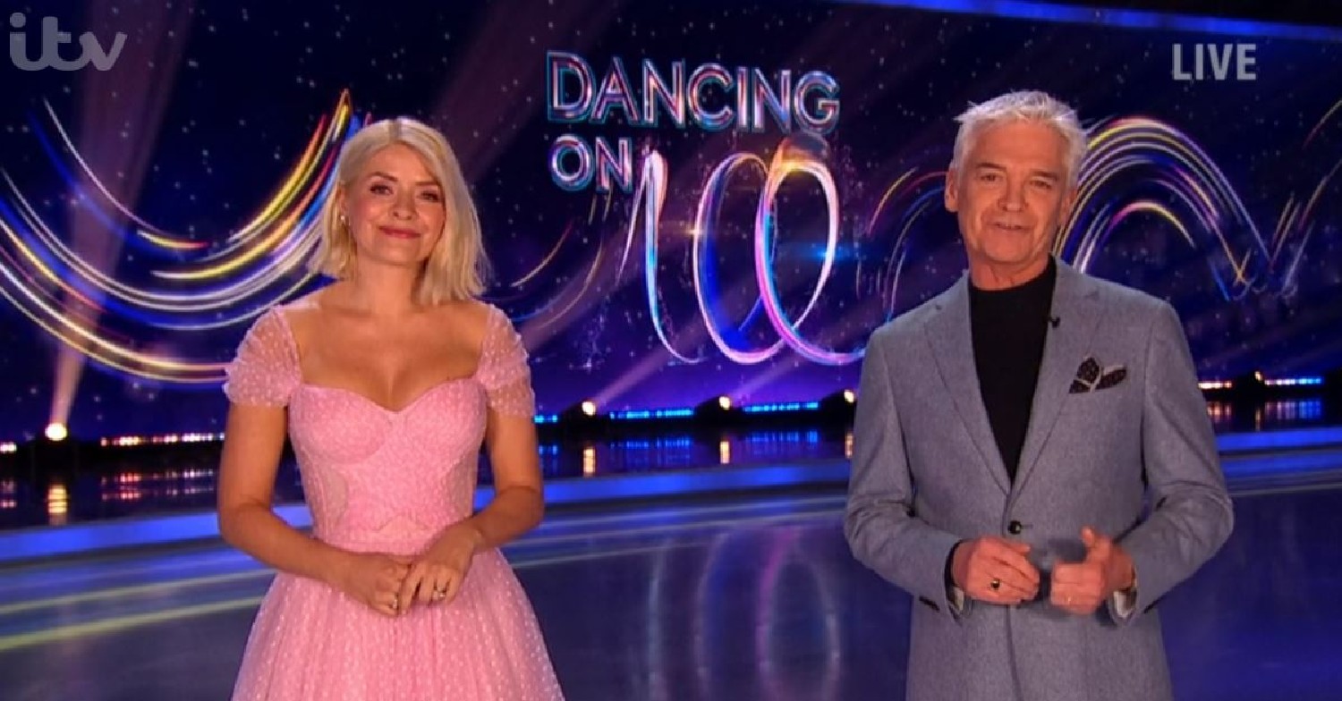 Holly and Phillip Schofield on Dancing On Ice