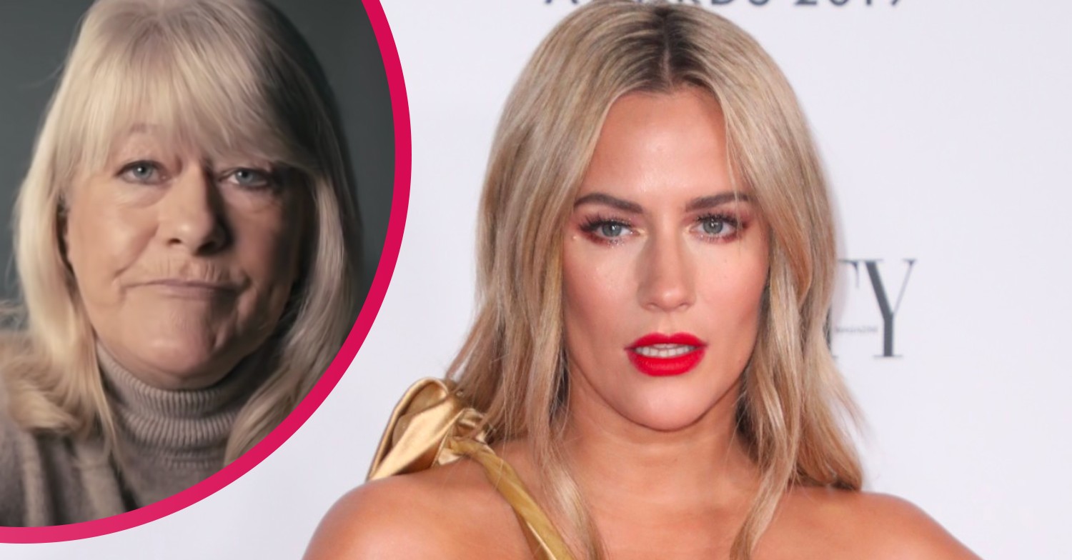 caroline flack and her mother christine flack