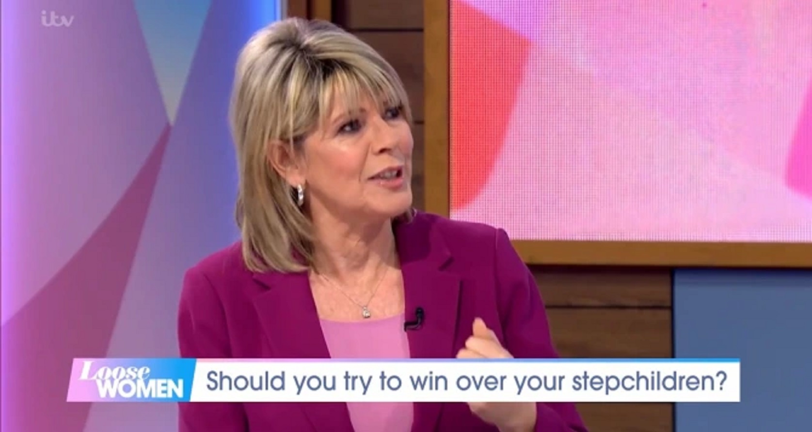 Ruth Langsford on Loose Women today