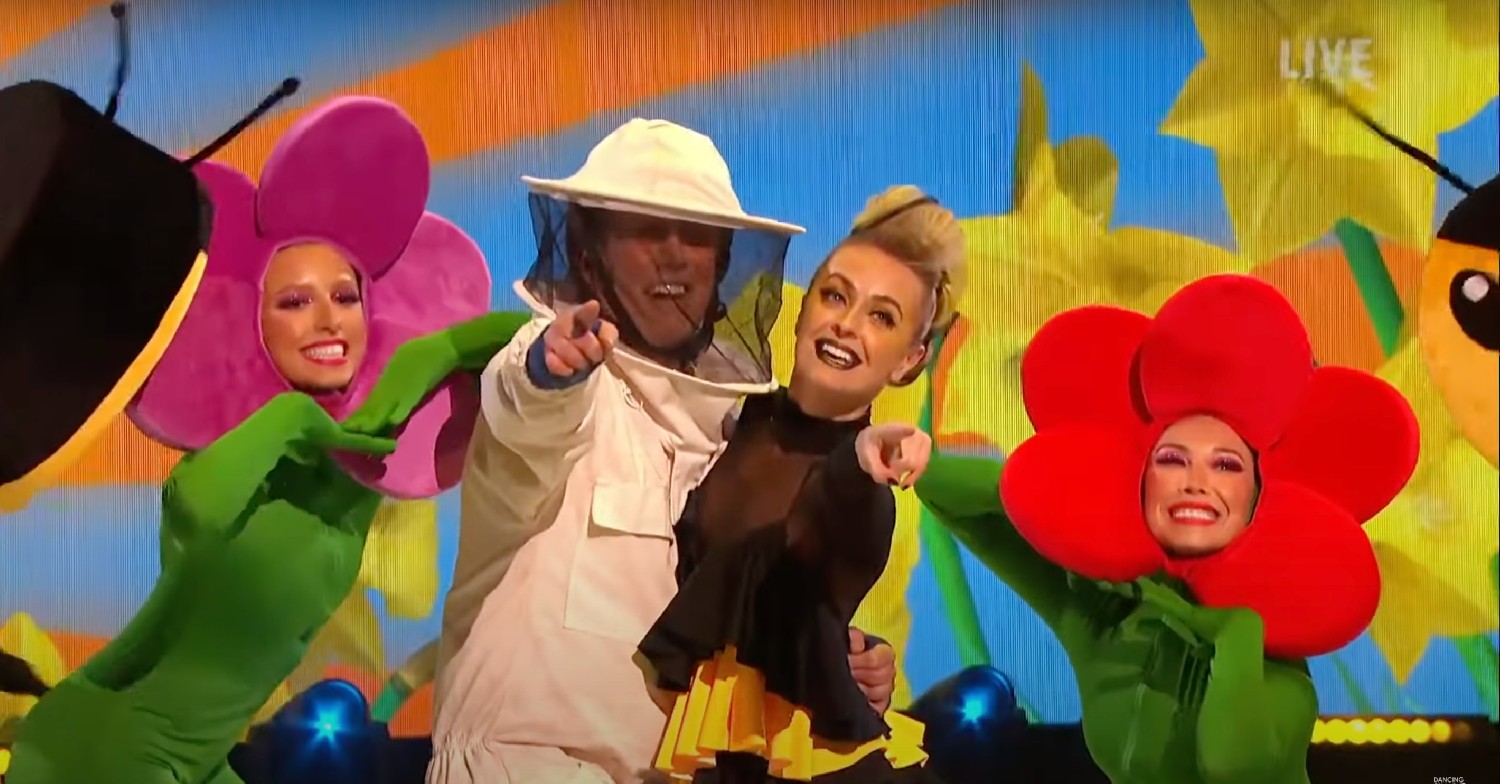 bez and angela dancing on ice