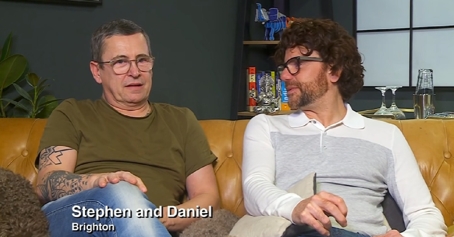 Stephen Webb and partner Daniel on Gogglebox