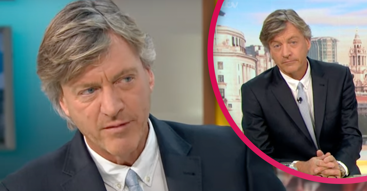 GMB host Richard Madely scowling