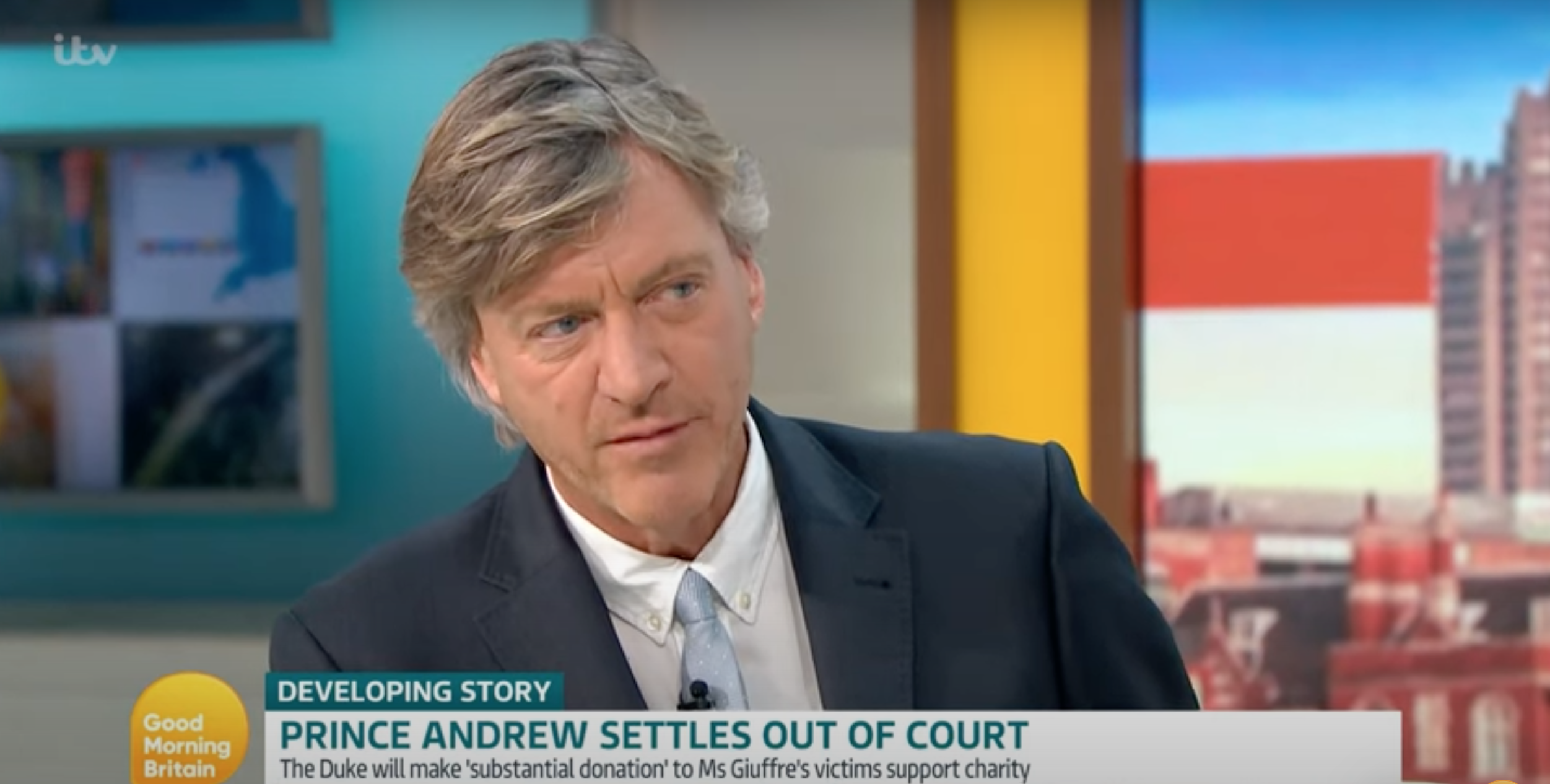 GMB Host Richard Madeley during an interview
