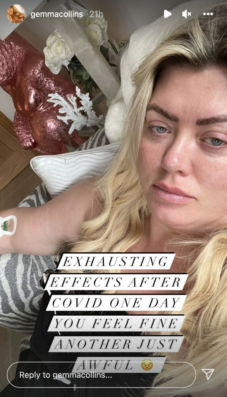 Gemma Collins instagram story