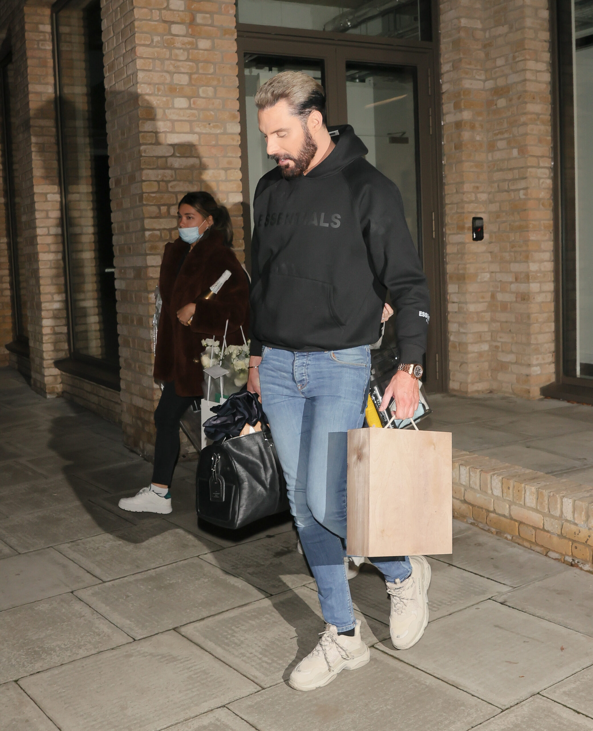 Rylan Clark leaving the It Takes Two studios