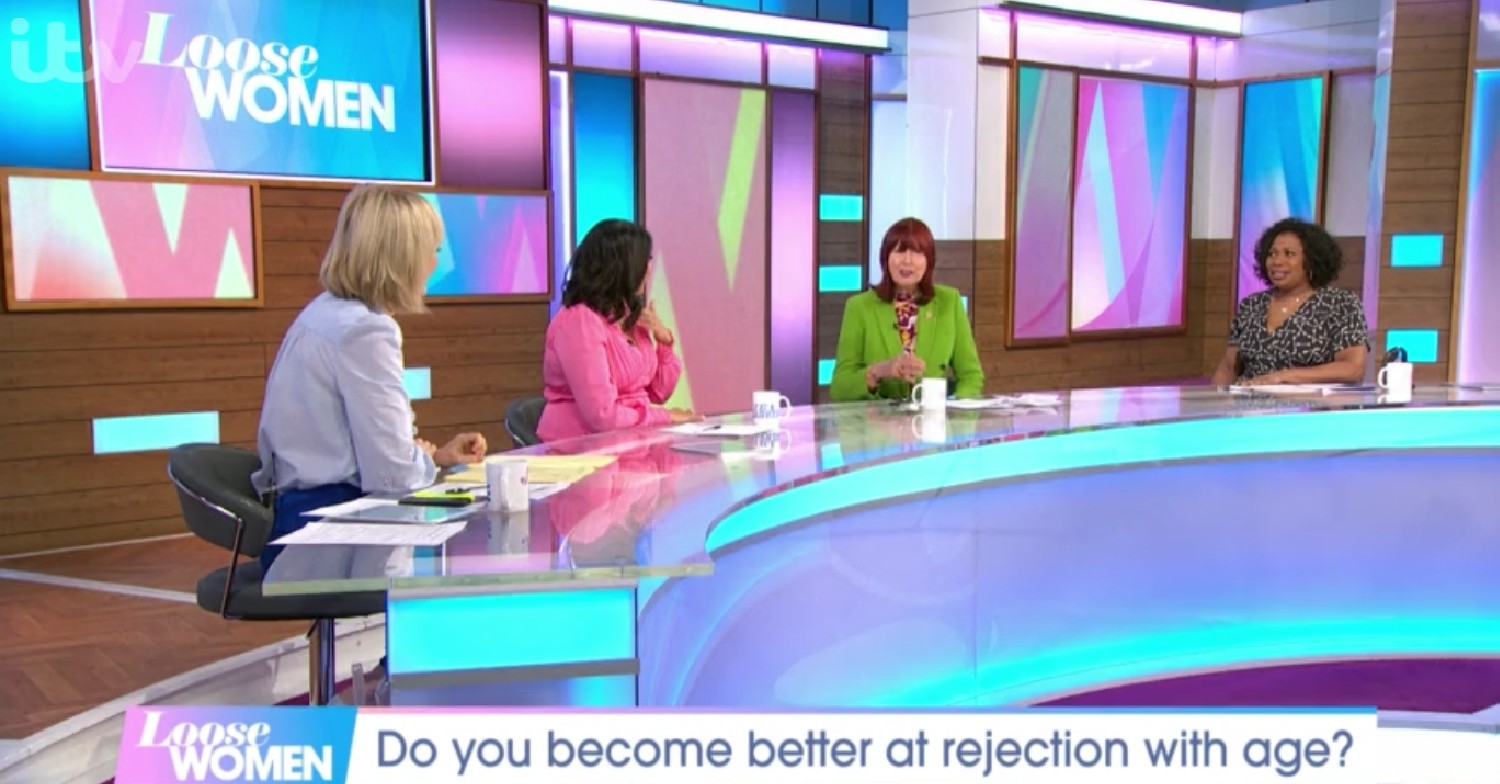 Janet Street-Porter with her Loose Women co-stars