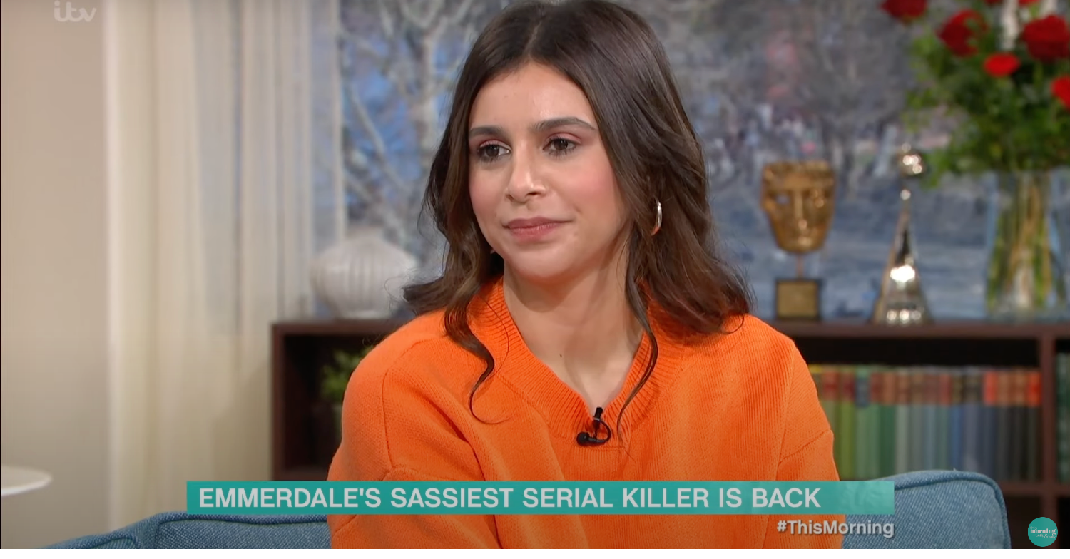 paige sandhu, meena on emmerdale, on this morning